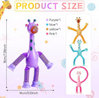 StretchyGiraffe™ – Sensory Suction Toy