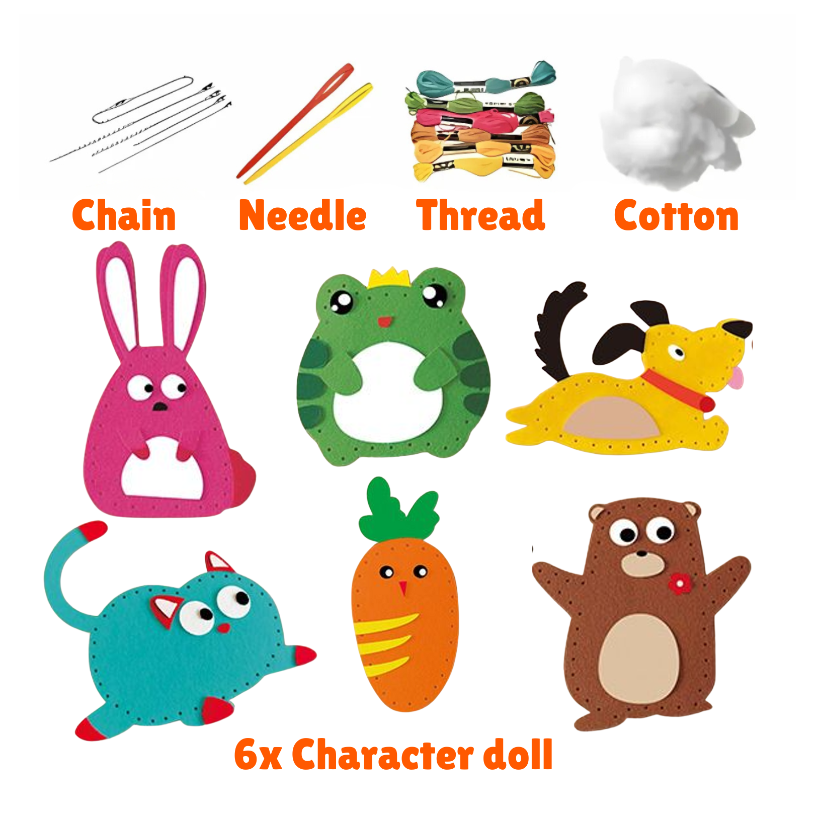 Doll Sewing Do It Yourself Toy Kit